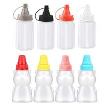 12 Packs Mini Ketchup Bottle For Lunch Box Lunches Accessories, Leak-Proof Condiment Squeeze Bottles Plastic Sauce Honey Salad Dressing Containers Bottle For Bento Box Picnic Travel,School Supplies - Multicolor - View 11