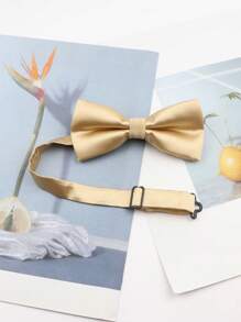 1 pieza Corbata de moño elegante y suave para hombres, adecuada para bodas, celebraciones y fiestas diarias