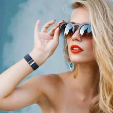 Split Buckle Loop Nylon Strap Compatible With Apple, Adjustable Braided Nylon Single Circle Strap For Apple Watch With Silent Metal Snap Elastic Sports Wristband Compatible 38mm 40mm 41mm 42mm 44mm 45mm 46mm 49mm With Apple Watch Series 1-10, SE, Ultra 1-2 Black And Various Colors, Apple Watch Accessories - Multicolor - View 11