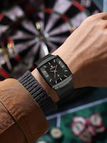 REWARD REWARD Men's Quartz Watch Business Fashion Style Timing Calendar Luminous Hands Multi-Functional Men Wristwatch High Quality Gift Classic Design Stainless Steel Watch Band
