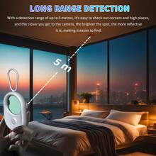 Detector T02, An Infrared Scanning Intelligent Detection Device For Hotel Anti-Theft Photography And Audio Recording, Is A Must-Have For Travel And Anti-Surveillance And Eavesdropping