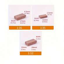 100/200pcs Mini Building Blocks Bricks, Miniature Architecture Scene Micro Bricks, Red Micro Building Blocks Wall, Realistic Fake Bricks, Mini Bricks, Mini Garden Decor, For Miniature Building Scenes, & Christmas Gifts - Multicolor - View 11