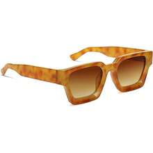 Square Men Women Fashion Thick Rectangle Glasses Shades Designer Style - Leopard - View 1