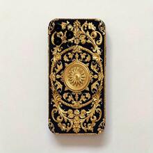 Suitable For IPhone17Pro Max 16 15 14 13 1211 Pro Max Gold Totem Design Pattern Mobile Phone Case, Beautiful, Give Boyfriend And Girlfriend Gifts. - 黑色 - 查看 5