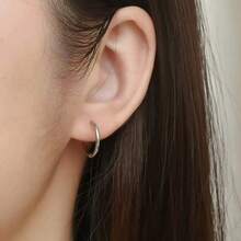 10 件不锈钢环形耳环，金环耳环配件，批发女士 DIY 珠宝配饰