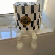 Portarotolo di carta igienica per lettura - Accessorio unico da bagno stampato in 3D per lettura, portarotolo di carta, aggiunge divertimento al bagno, adatto per decorazione domestica, bagno ufficio, bagno di famiglia o qualsiasi bagno, accessorio bagno creativo, organizzatore bagno, regalo di ritorno a scuola