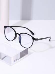 4pcs Set Oval High-End Ins Style Non-Bohemian PC (Polycarbonate) Fashionable Glasses