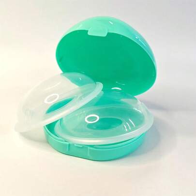 Bộ 2 cốc cho con bú, Vỏ ngực, Bảo quản sữa, Giảm đau núm vú, Thu gom rò rỉ sữa mẹ, Chất liệu silicon mềm & dẻo, Có thể tái sử dụng