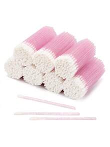 Bộ cọ môi dùng một lần 50/200/500 chiếc, bộ cọ trang điểm, cọ thoa son môi, dụng cụ trang điểm (Màu đen pha lê) - Nhiều màu - Xem 8