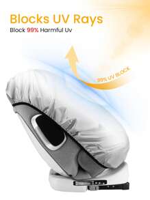 1 pieza y 2 piezas Cubierta universal sombrilla para asiento de coche de bebé & Cubierta protectora contra rayos UV UPF y calor