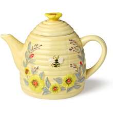 3D Beehive Ceramic Teapot, 32oz Whimsical Multi-Color Design, Novelty Honey Pot For Tea Lovers & Unique Kitchen Decor - 1 - Xem 1