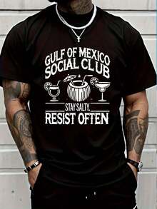 Camiseta gráfica progresista liberal de resistencia a menudo, ropa de verano, camisas de hombre, ropa de calle - Negro - Ver 1