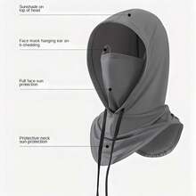 3 Pack Balaclava Hood Breathable Full Face Cover Men Women Motorcycle Cycling Fishing - Multi - View 2