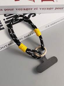 双股简约腕带，简约短手链挂绳，双层耐用防断防摔手机挂绳 - 彩色 - 查看 14