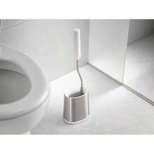 Joseph Joseph Flex 360 Advanced Toilet Brush With Matte Finish - Stainless Steel - 查看 5