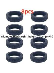 8/24pcs Luggage Caster Wheels Cover, Office Chair Wheelchair Caster Wheel Protector, Portable Suitcase Roller Guard, Colorful Silicone Luggage Caster Wheel Cap, Luggage Swivel Wheel Cover, Noise Reduction Wheel Cover, Office Chair, Travel Accessories, Carry-On Luggage Caster Wheel Cover, Fits Most Wheel Luggage Sets