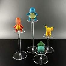 1 件/3 件透明亚克力圆形展示架，适用于收藏品、化妆品、香水、珠宝、手表 - 彩色 - 查看 10