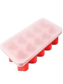 1个心形冰格，多功能，可用于制作布丁、糖果、威士忌，厨房配件，派对用品，易脱模纸杯蛋糕模具，厨房工具