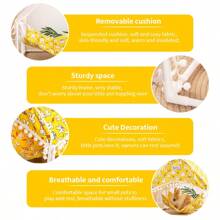 ITANDME Kleine Haustier Hängematte Zelt, Honigbusch Flugbhörnchen Zelt Vier Jahreszeiten, Hamster Eichhörnchen Hängematte Zelt, waschbare und abnehmbare Hamsternest Schlafstätte