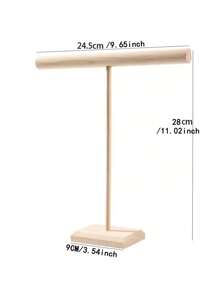 1 pièce Support à bijoux, Organisateur de bijoux, Tour d'affichage de bracelet et de montre en bois pour bijoux, Support de rangement pour bracelets, chouchous, colliers