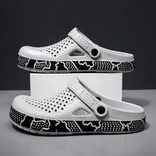 2025 Models Men's Casual Daily Wear Breathable Slip-On Sandal Slippers - Grey - View 2