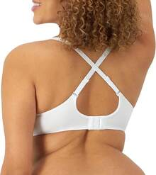 Maidenform Women's Everyday Full Coverage Cushioned Underwire Bra - 白色 - 查看 4
