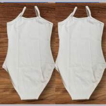 Dos Leotardos de Ballet Talla 6 - Blanco - Ver 1