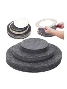 15pcs Felt Coasters & Pot Pads: Heat Insulation Mats - Multicolor - View 7