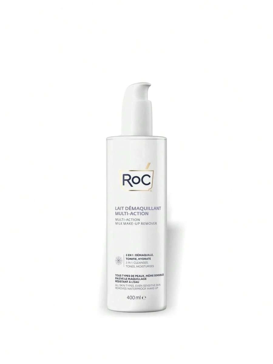 ROC Multi Action Make-Up Remover Milk 400 Ml - White - View 1