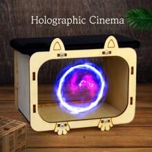 1 Stück 3D Holografischer Projektor - Bildungswissenschaftliches Werkzeug - DIY Bastel Material - Kinder Wissenschafts Bastelset - Realistischer Wissenschaftseffekt - Perfektes Geschenk - Geburtstagsgeschenk - Ideales Geschenk - Überraschungsgeschenk - Feriengeschenk - Saisonales Geschenk - Halloween Geschenk - Geschenk - Spielzeug - Exquisites Geschenk