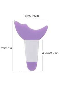 1 pezzo di nuovo accessorio per la pittura dell'eyeliner, barriera in silicone a forma di mezzaluna, accessorio multifunzione per la bellezza, trucco, economico, decorazione della stanza, toeletta, viaggio, camera da letto, accessori per il trucco