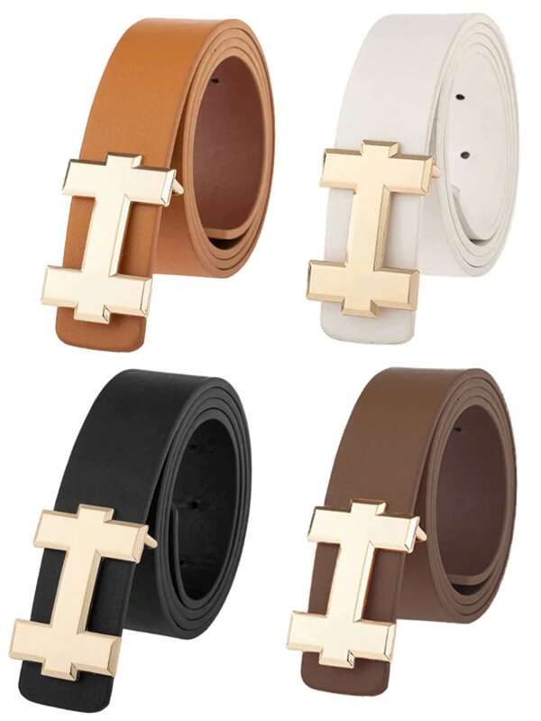 Luxe merk PU leren riem voor mannen en vrouwen, designer legering, zomer, school