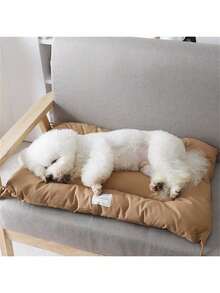 1 件四季宠物床垫，矩形带绑带，狗床/猫床，适合猫和小型/中型/大型犬 - 查看 8