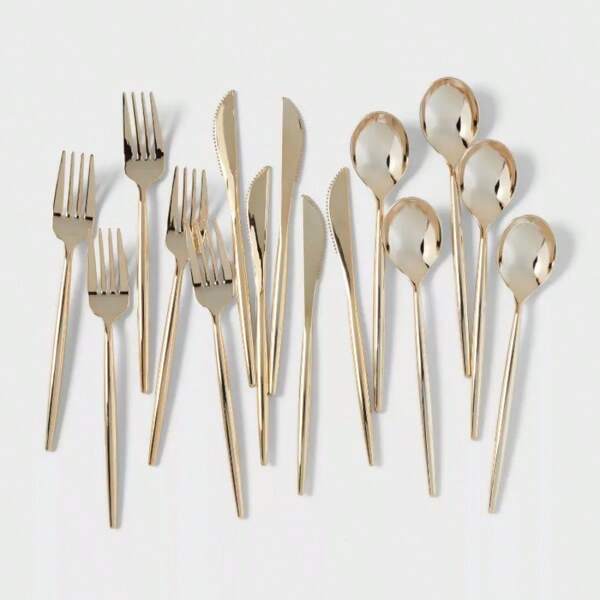 30ct Cutlery Set Gold
