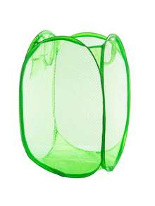 Popup Mesh Laundry Basket - Foldable, Portable, Lightweight Large Mesh Pop-Up Laundry Basket With Handle, Collapsible Design, High Capacity Basket For Storing Dirty Clothes In Bathroom, Bedroom, Dorm - Multicolor - View 8