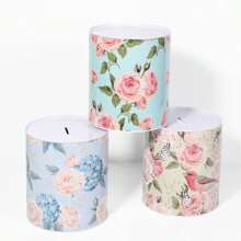 1pc Creative Sealed Coin Bank Cartoon Pattern Delicate Money Saving Box Decoration, One-Way Saving - Unicorn, Mermaid Pattern, Random Design