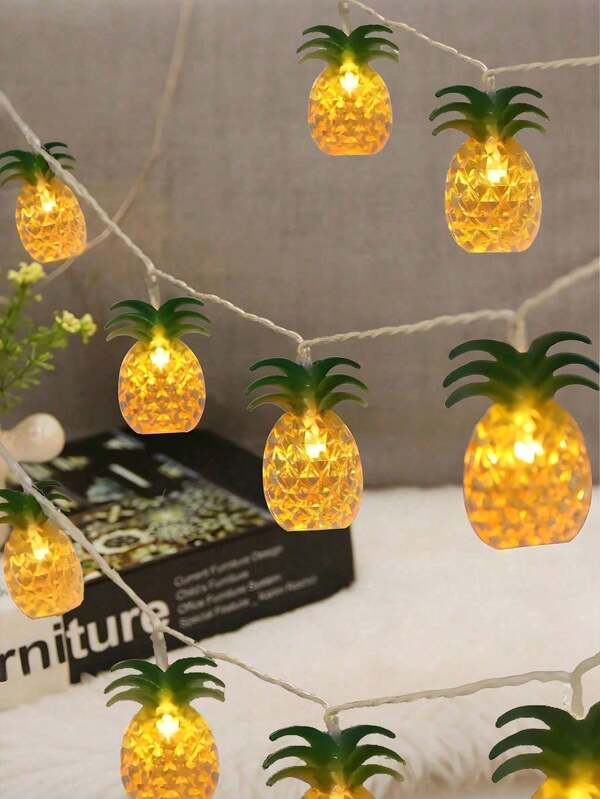 1pc 30m LED Flamingo Pineapple Palm Tree String Lights Pineapple Light String, Battery Operated Fairy Lights LED Summer Tropical Beach Hawaiian String Lights Tropical Flamingo Pineapple Palm Tree Fairy Lights Battery Operated For Tropical Party Pool Beach Summer Decorations,Halloween Decorations, Halloween Party Supplies,Halloween Treats,Halloween Prizes,Halloween Party,Halloween Bulk