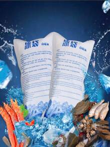 paquets de glace auto-absorbants pouvant être réutilisés par le réfrigérateur express aérien, la chaîne du froid des fruits de mer, les fruits frais, le refroidissement, les paquets de glace ménagers et une pointe de pack de conservation fraîche des aliments