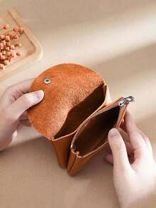 1 件迷你复古素食零钱包拉链信用卡夹正品卡夹正品卡夹便携式卡夹和女士钱包迷你钱包钱包小钱包可爱钱包男士钱包