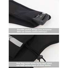 Night Glow Guardian Reflective Vest Bag For Running, Cycling, And Fitness Universal Use, Multi-Pocket Storage For Items, Lightweight And Breathable, Elastic And Comfortable