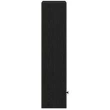 Bücherregal Schwarz Eichen-Optik 31x24x102 cm Holzwerkstoff - Schwarz - Übersicht 5