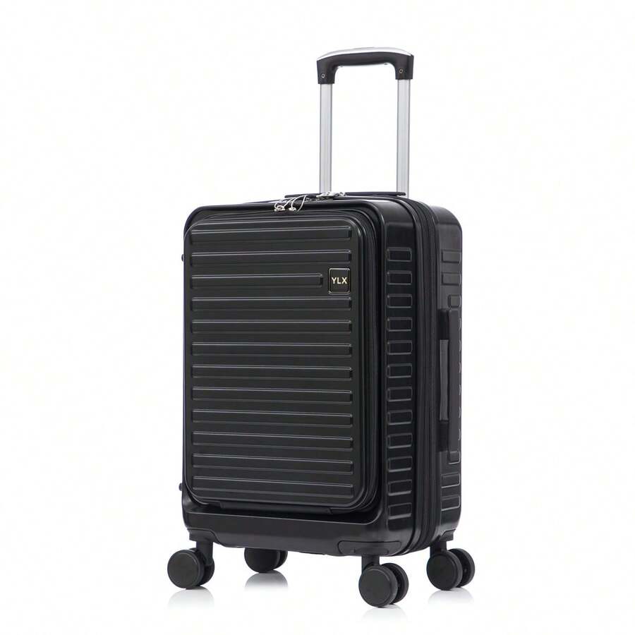 19inch 24*35*52 9kg →Scalable→29*35*52 11kgASSODA High Quality Front Opening Suitcase,Side Opening Travel Suitcase,Wheeled Suitcase - 黑色 - 查看 1