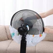 2 pièces Housses anti-poussière pour ventilateur, housse de protection universelle pour ventilateur sur pied ronde, pour école, bureau, maison, voyages, sacs, organisateurs, stockage, couleurs aléatoires
