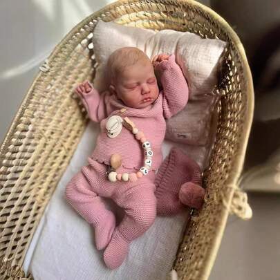 NPK 19inch Hand Made High Quality Detailed Painting Fairy LouLou Lifelike Real Soft Touch Small Doll Cute Handy Baby