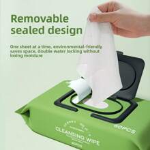 Einzeln verpackte Avocado Make-up Entferner Feuchttücher, Einweg sanfte Gesichtsreinigungs-Abschminktücher ohne Abspülen, Unerlässlich für Zuhause und Reisen