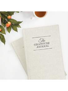 1 White Daily Gratitude And Reflection Journal