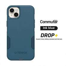 Otterbox Apple IPhone11/12/13/14/15/16 Case Anti Drop Suitable For Any Model - Pro/Mini/Plus/Promax US Military Grade Anti Drop - Standard Edition Material - Mực xanh - Xem 2