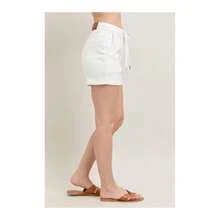 Full Size High Waist Cuff Denim Shorts Plus Size