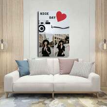 Wall Painting Customizable With Any Photo – 1PC Vintage Decorative Art – Personalized Display – Perfect Home Gift