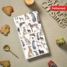 2/4pcs Kitchen Towels: Greyhound, Whippet And Hunting Dog Patterns, 16x24 Inches, Super Soft, Highly Absorbent, Cartoon Dog Designs, Machine Washable, Rectangular, Rayon Fiber, Fabric Material - Multicolor - View 2